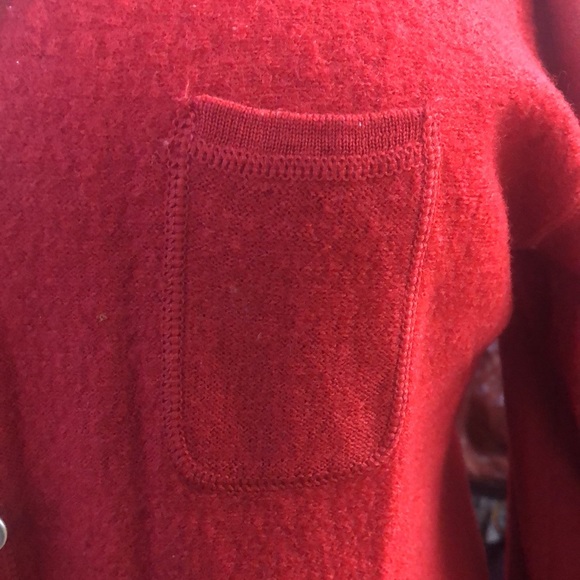 Vintage Cambridge Classics, wool cardigan sweater with metal closures, pockets - Picture 11 of 13